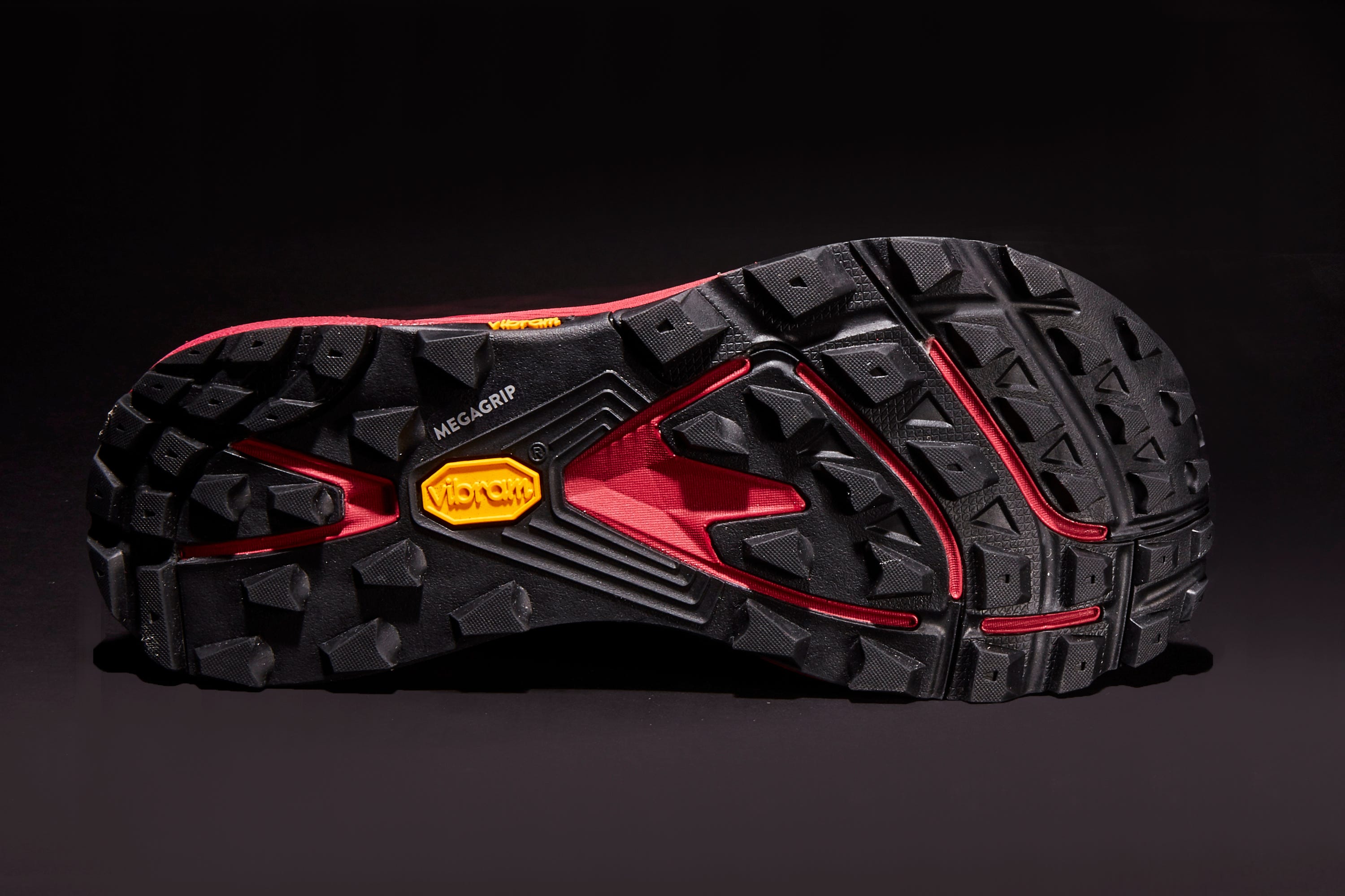 Footwear, Black, Shoe, Orange, Running shoe, Red, Outdoor shoe, Cross training shoe, Athletic shoe, Sportswear, 