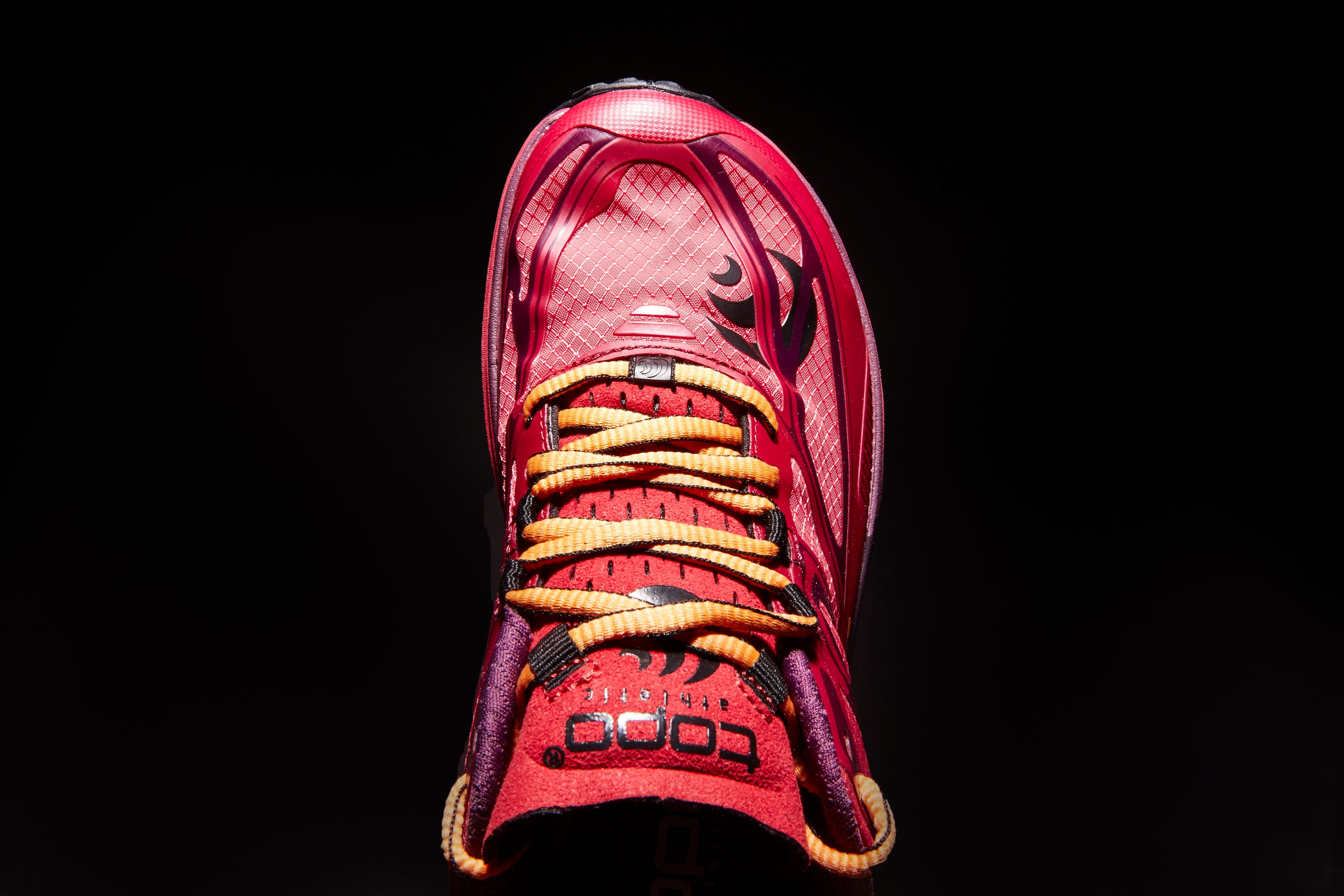 Footwear, Pink, Shoe, Red, Yellow, Magenta, Maroon, Athletic shoe, Carmine, Cleat, 