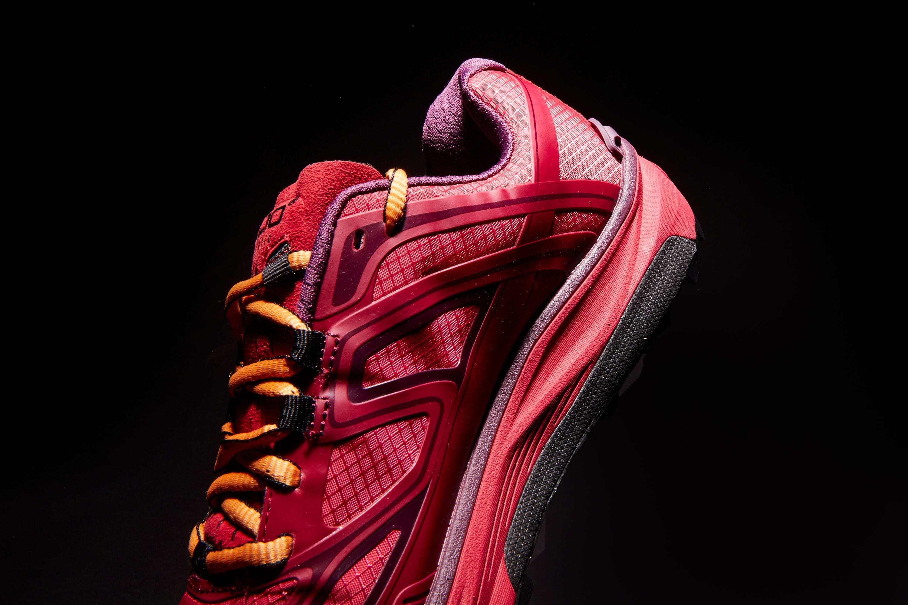 Footwear, Shoe, Red, Pink, Carmine, Athletic shoe, Sneakers, Magenta, Cleat, Outdoor shoe, 