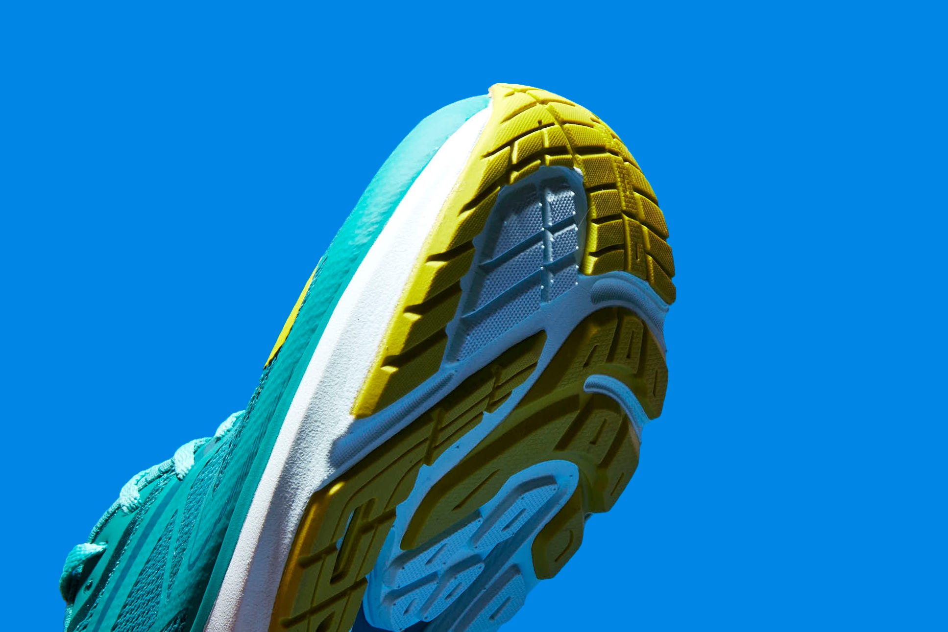 Blue, Yellow, Architecture, Footwear, Sky, Shoe, Facade, Skyscraper, 