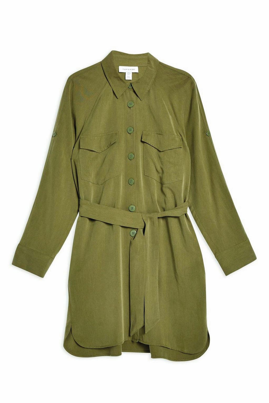 Vestido camisero de Topshop