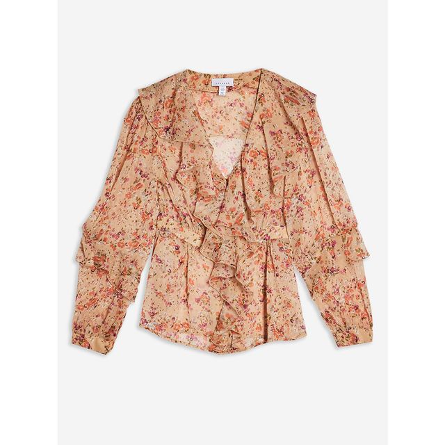 Amanda Holden's Topshop blouse is our new rainy day hero