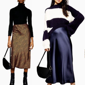 Topshop satin skirt Topshop satin skirt