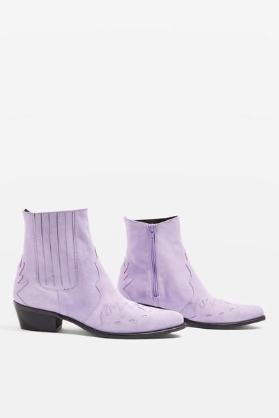 Footwear, White, Violet, Purple, Shoe, Lilac, Boot, Lavender, Pink, Beige, 