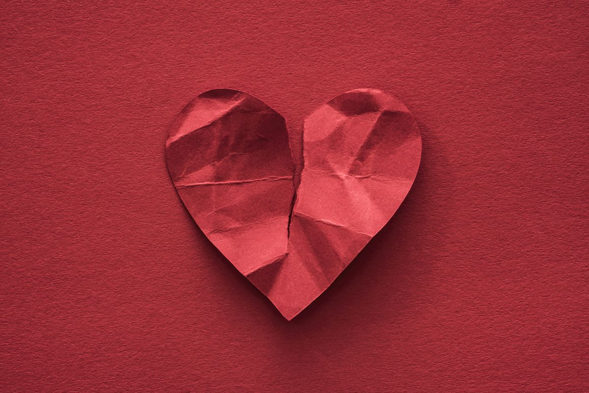 torn paper heart
