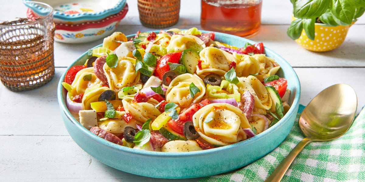 Best Tortellini Pasta Salad Recipe - How to Make Tortellini Pasta Salad