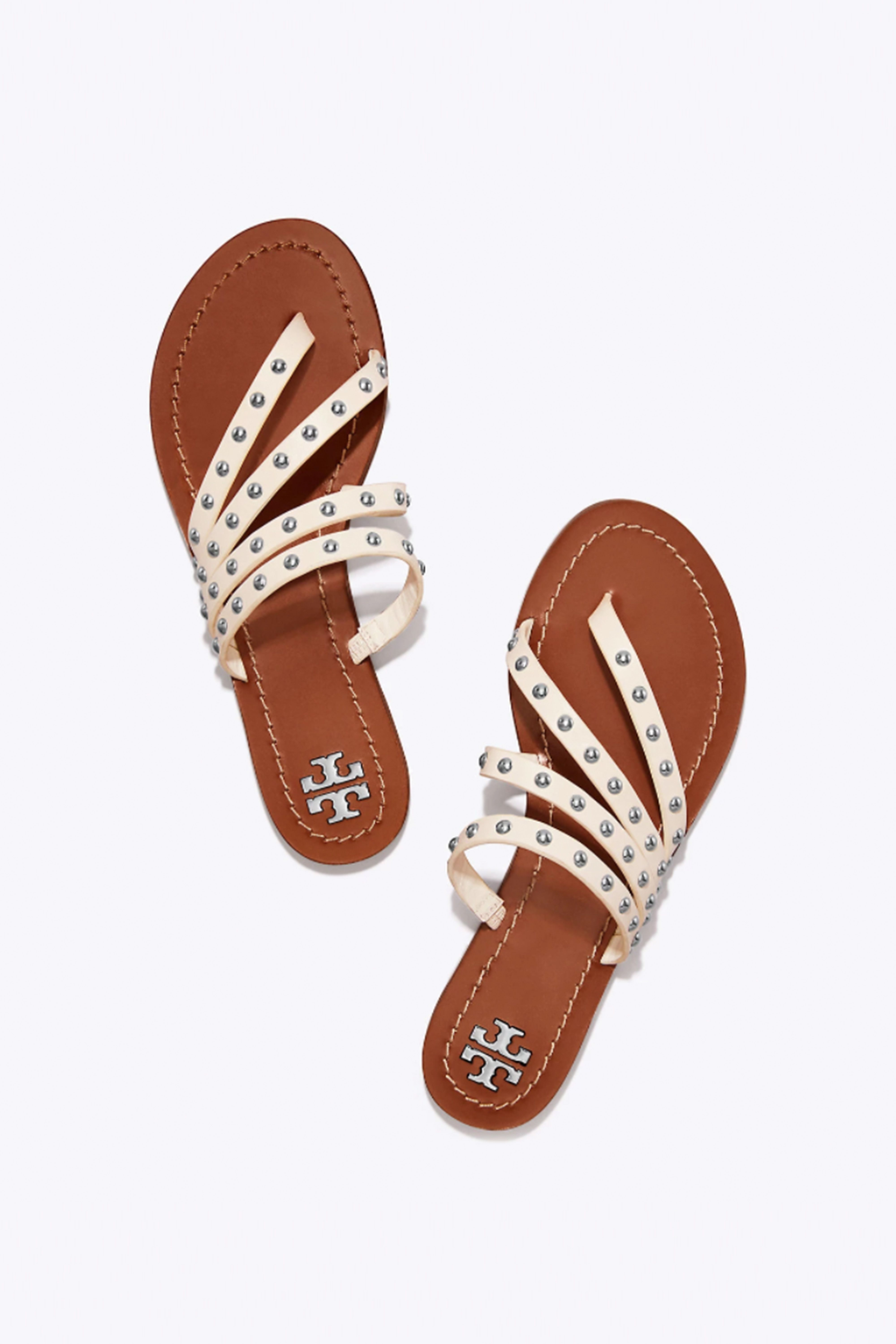 Patos studded best sale flat slide