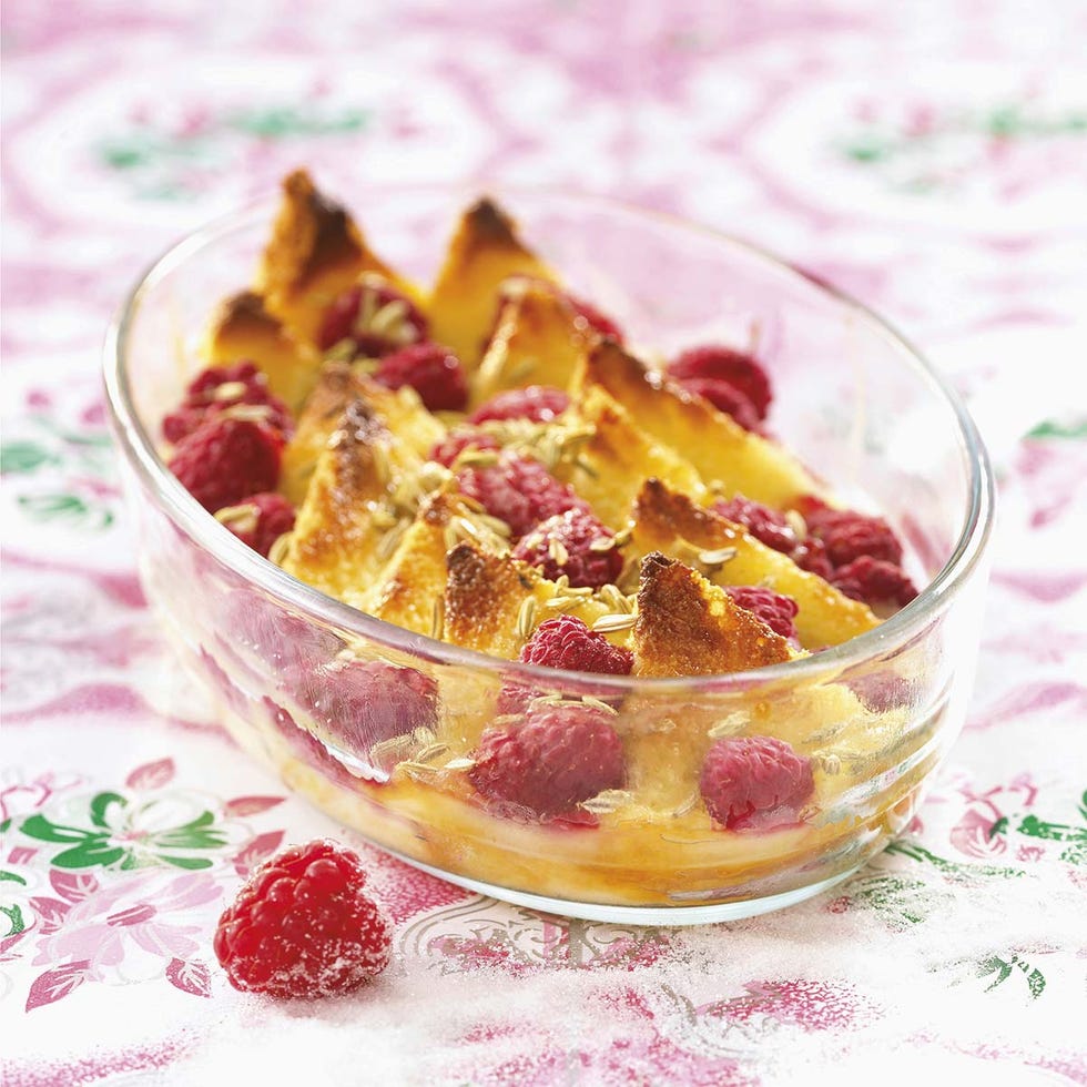 recetas con pan tostadas francesas con frambuesas