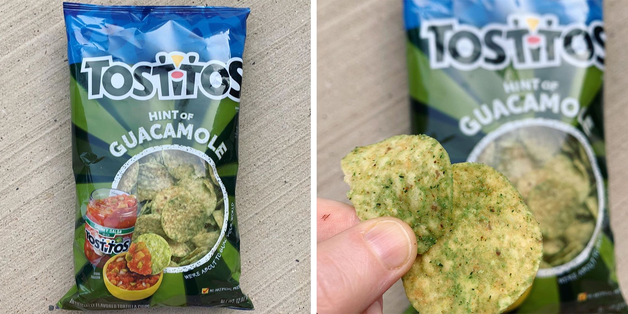 tostitos hint of guacamole