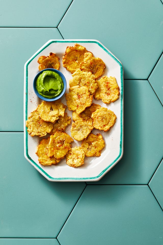 tostones with cilantro dip