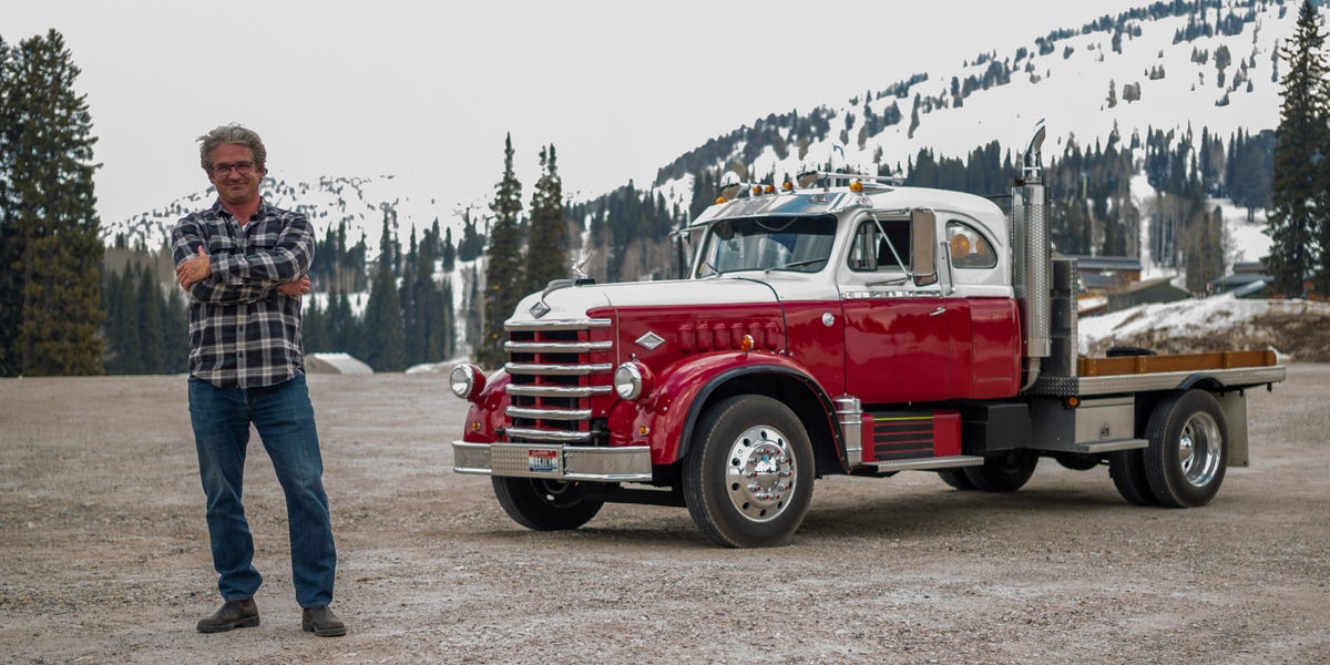 Winslow Bent Plays with Old Trucks to Preserve Their Stories