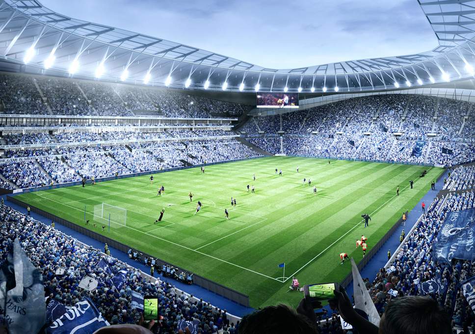 Tottenham Hotspur New Stadium — Tottenham Stadium Retractable Pitch