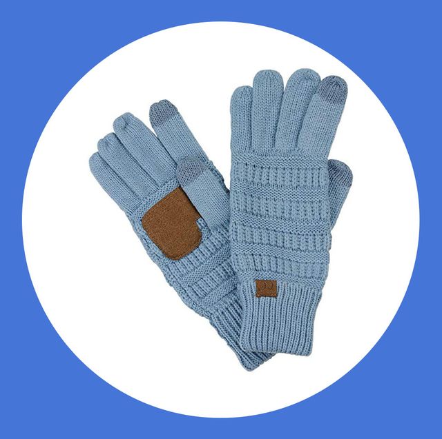 Winter Gloves Warm Windproof Slip Open Two Fingers Writing Gloves