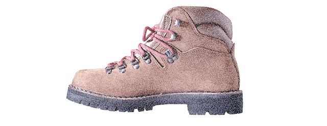 Shoe, Footwear, Hiking boot, Pink, Boot, Beige, Brown, Outdoor shoe, Hiking shoe, Steel-toe boot, 
