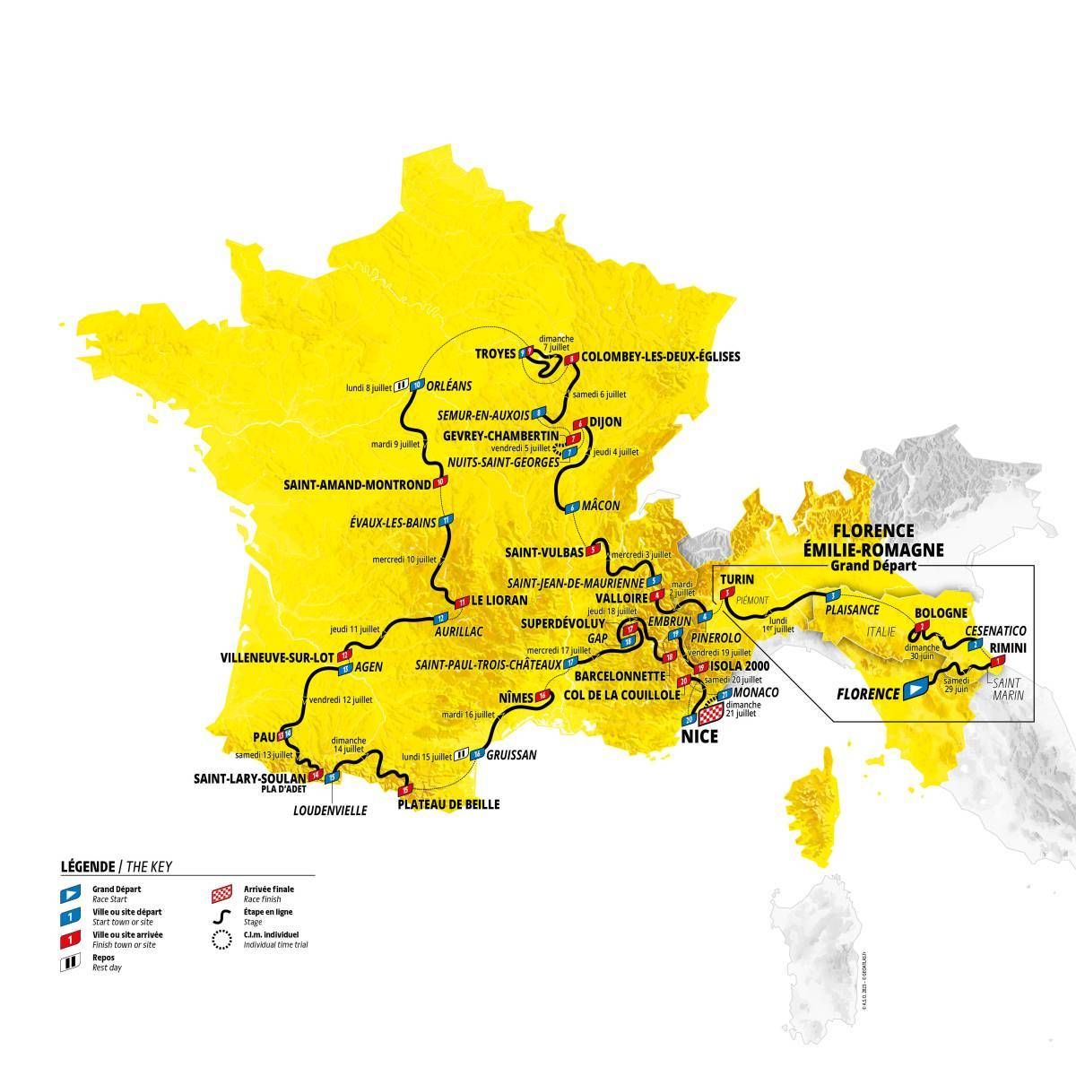 Tour De France 2024 Etappes Ashla Camella