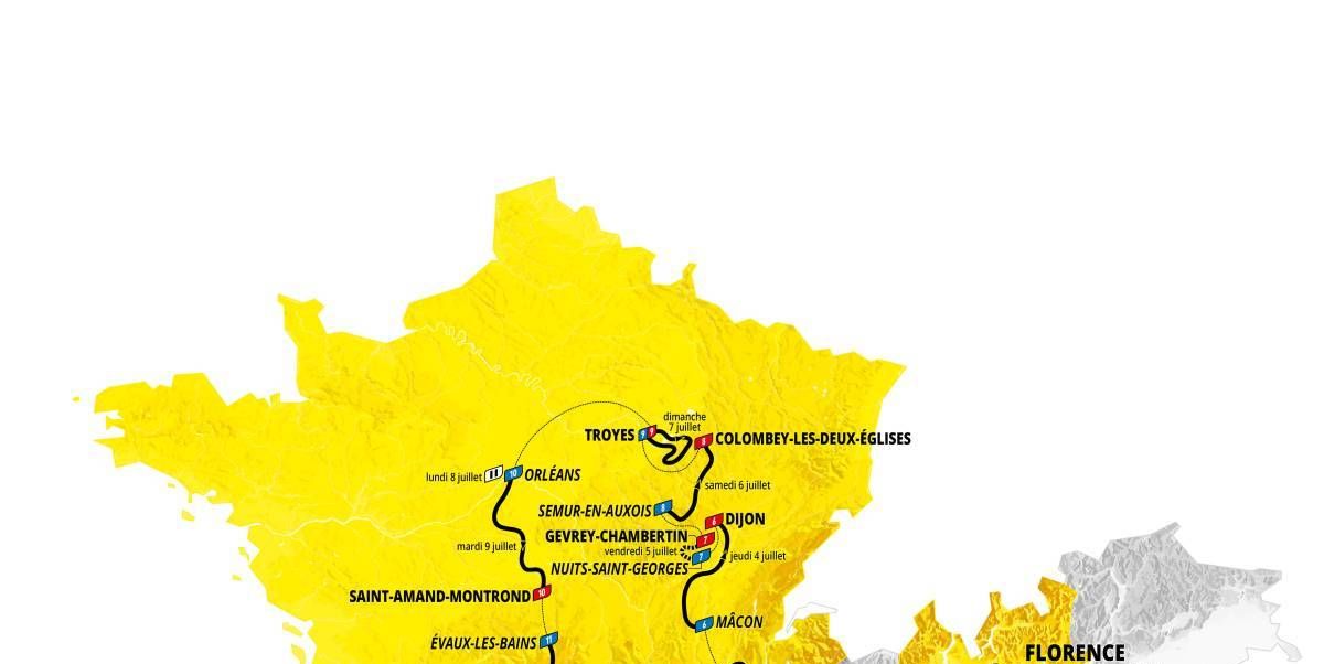 Dit is het uitdagende parcours van de Tour de France 2024