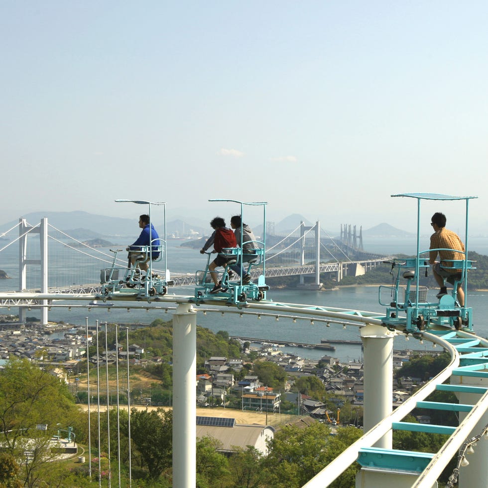 Pedal Powered Sky Cycle Roller Coaster Attract Visitors pedal powered sky cycle roller coaster attract visitors