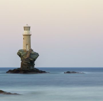 tourlitis lighthouse at chora andros