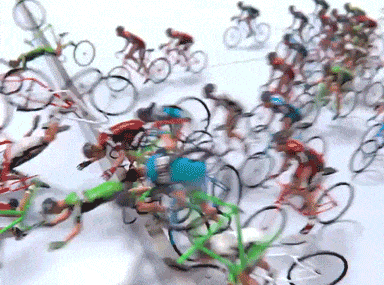 Bike Crash Animation