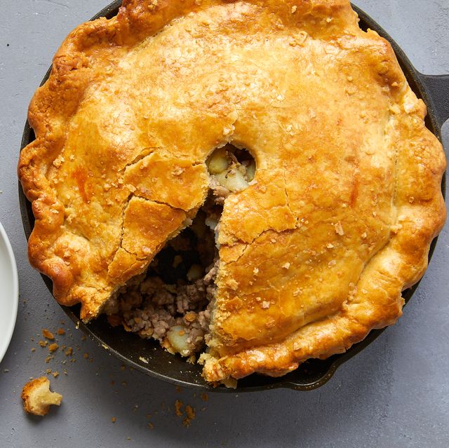 french canadian tourtiere meat pie