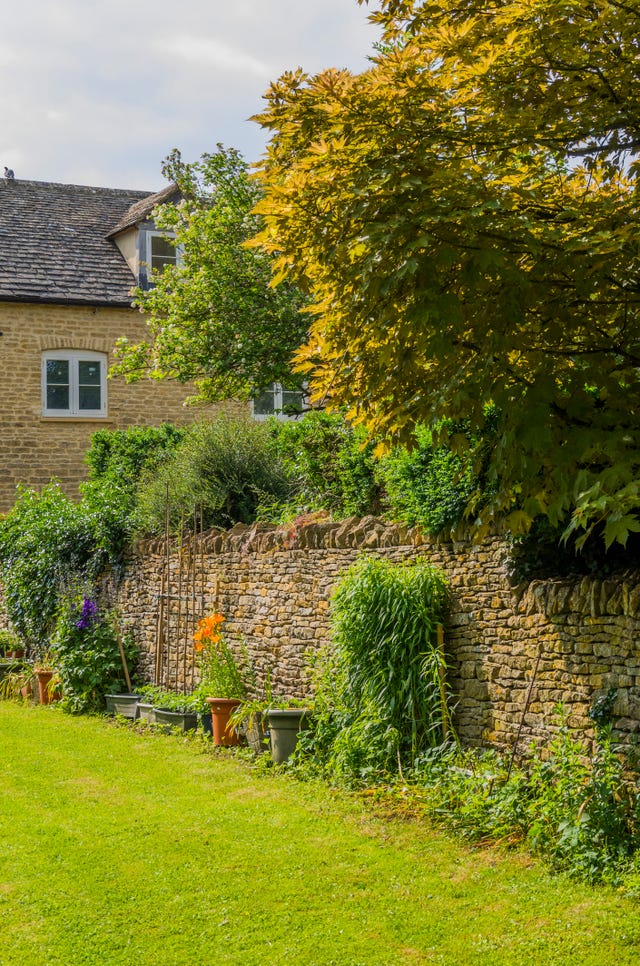 Garden fence of townhouse