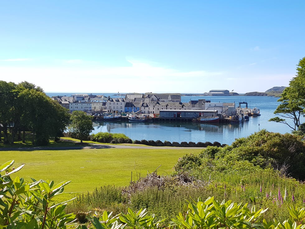 town of stornoway in isle of lewis, scotland