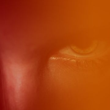 Red, Orange, Yellow, Nose, Skin, Close-up, Lip, Amber, Peach, Mouth, 