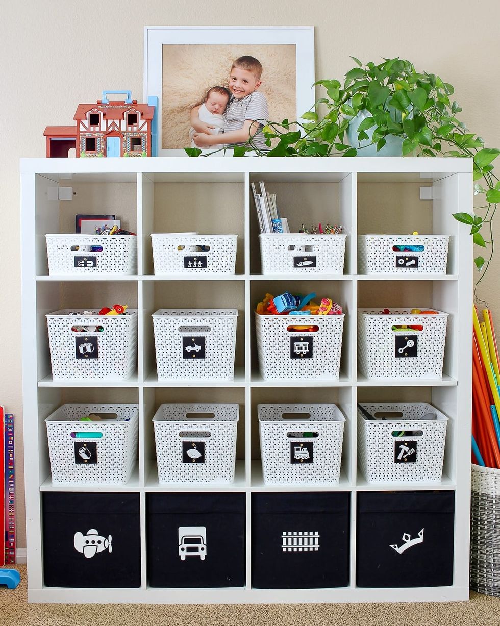 toy organizer ideas diy cube shelf system