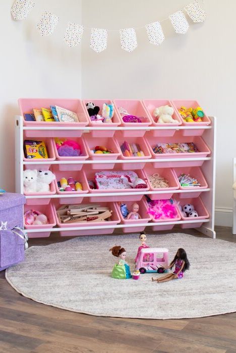 Just think of all the organization possibilities. What do you store i, Toy Storage Ideas