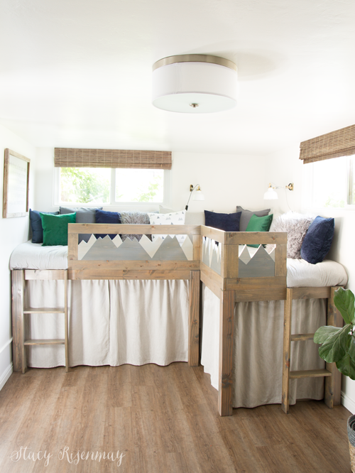 toy storage ideas - under bed curtain