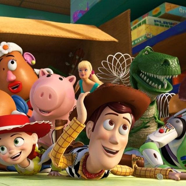 Disney Pixar Toy Story 5.6 ft. Pre-lit Inflatable Airblown Woody and Slinky Scene
