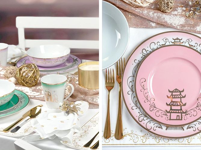 This New Disney Princess Dinnerware Set Features Aurora, Rapunzel