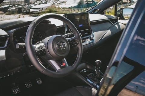 interior of toyota gr corolla