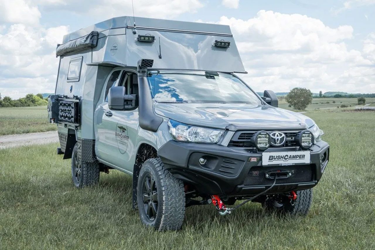 Toyota Hilux BushCamper Camper para llegar al fin del mundo