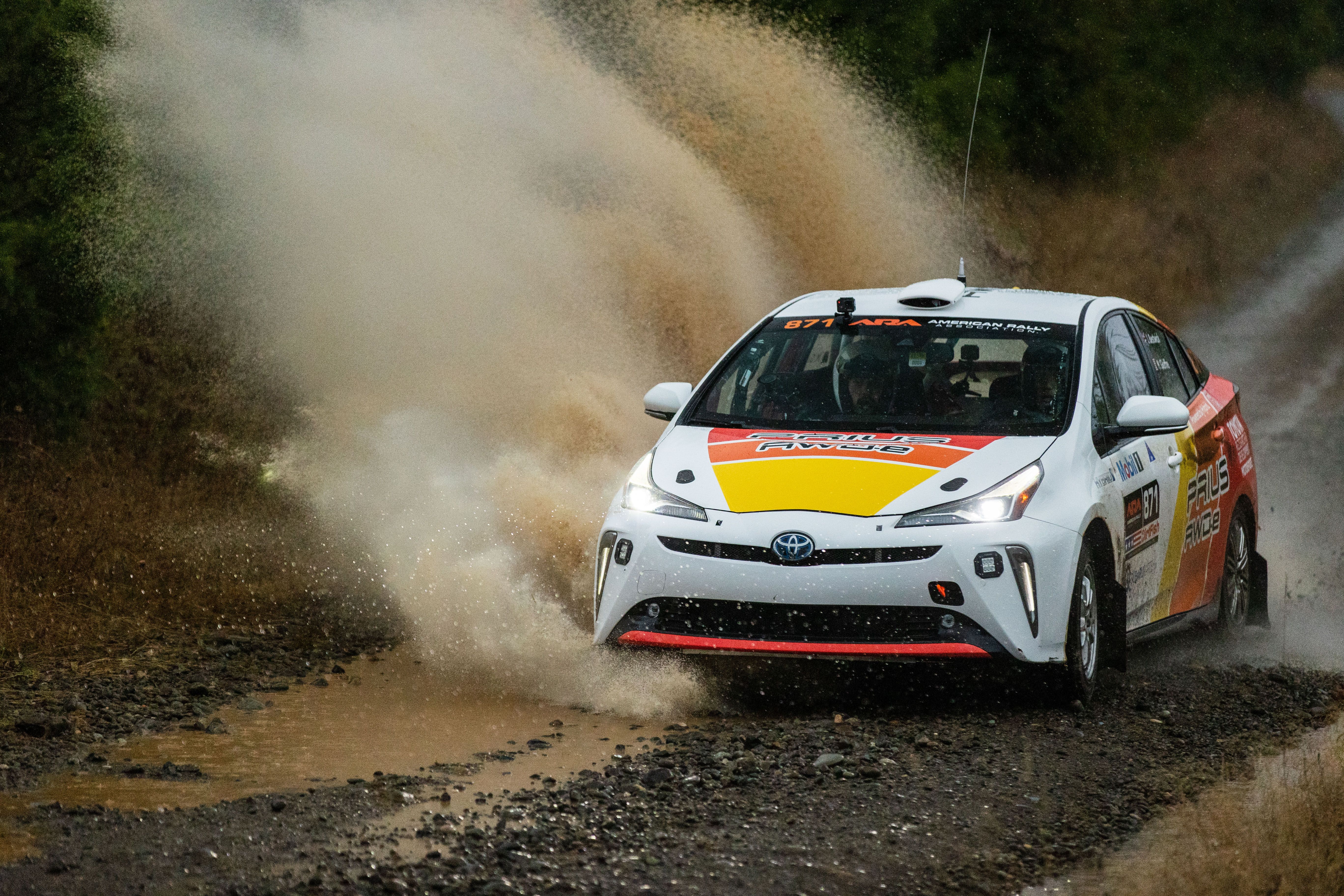 Toyota's Prius Rally Car Gets Down and Dirty