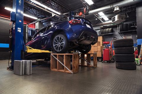2019 Toyota 86 - center of gravity height testing