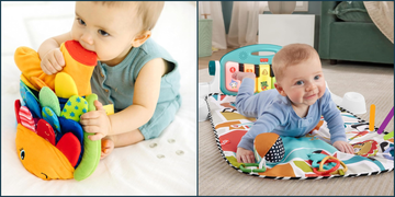 the melissa and doug flip fish and kick and play piano gym