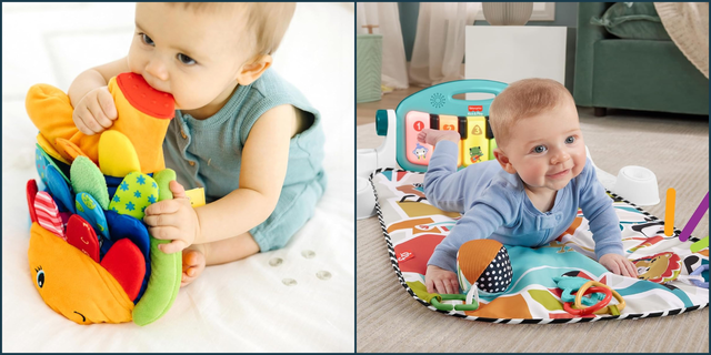 the melissa and doug flip fish and kick and play piano gym