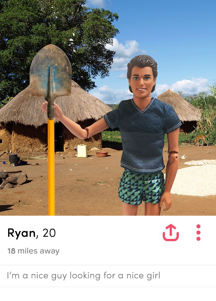 These Ken Dolls Re-Creating Every Lame Tinder Profile You've Ever