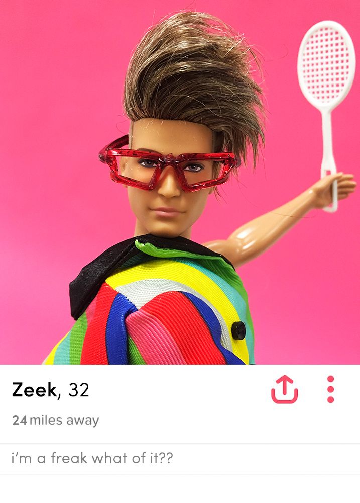These Ken Dolls Re-Creating Every Lame Tinder Profile You've Ever