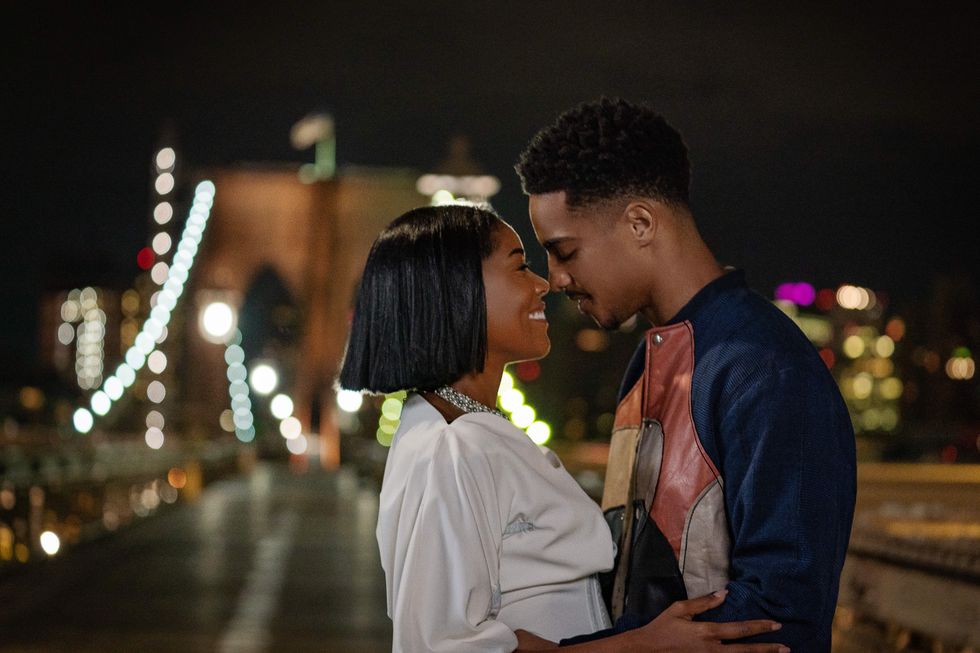the perfect find l to r gabrielle union as jenna and keith powers as eric in the perfect find cr alyssa longchamp netflix © 2023