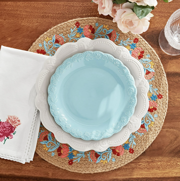 the pioneer woman embroidered placemats