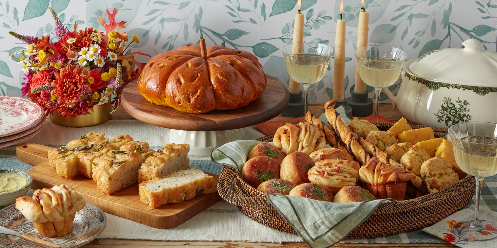 thanksgiving bread basket recipes closing image