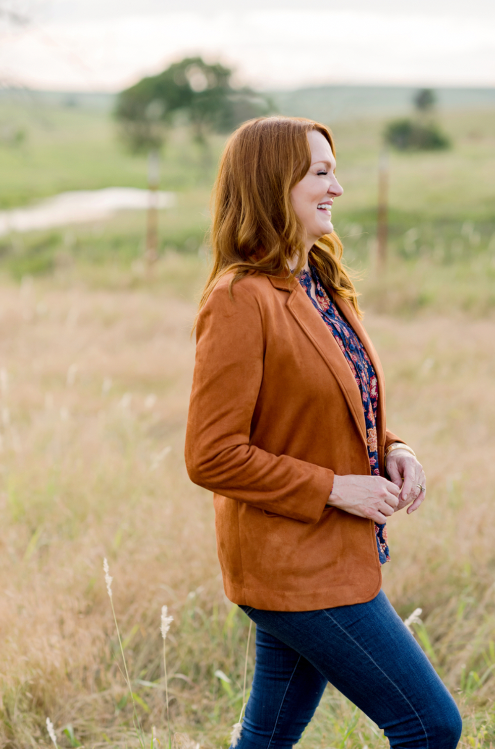 Pioneer Woman Ultrasuede Blazer at Walmart