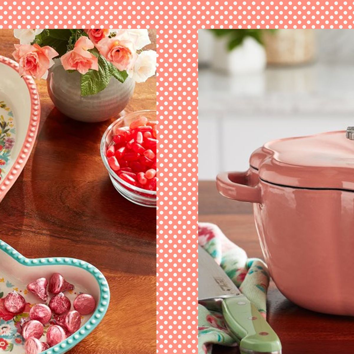 The Pioneer Woman Timeless Beauty Floral Shaped 3-Quart Dutch Oven