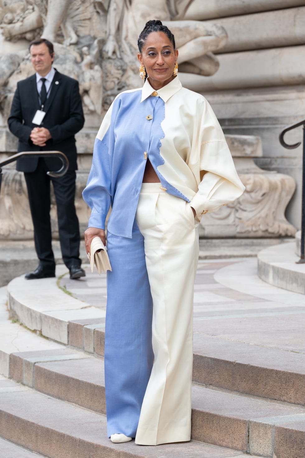 schiaparelli outside arrivals paris fashion week haute couture fallwinter 20232024