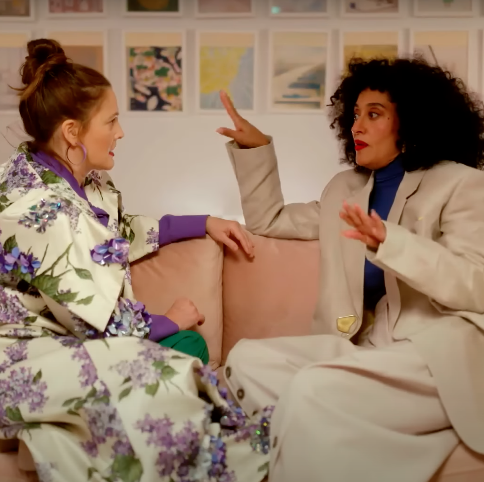Drew Barrymore and Tracee Ellis Ross Share Their Feelings About Aging