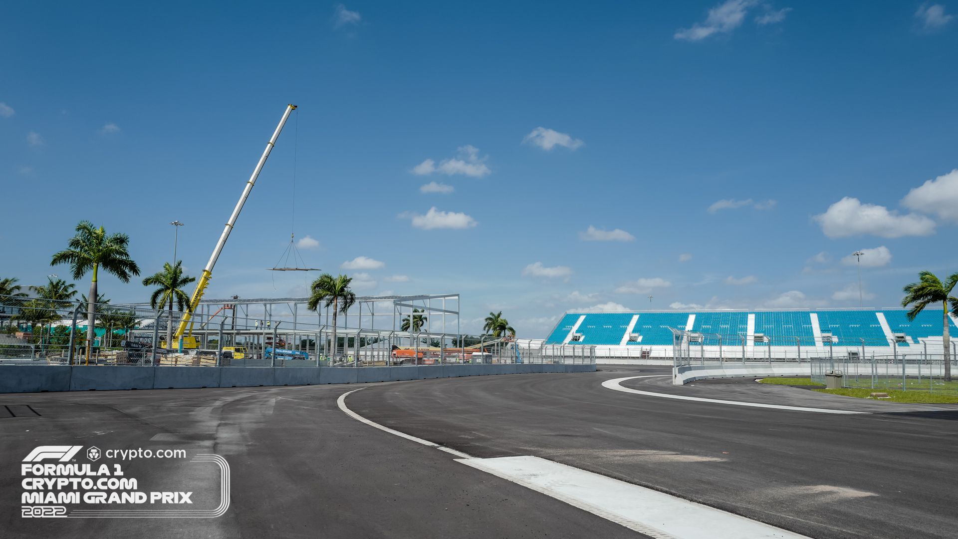 Latest Images, Video: F1 Miami Grand Prix Circuit '95% Complete