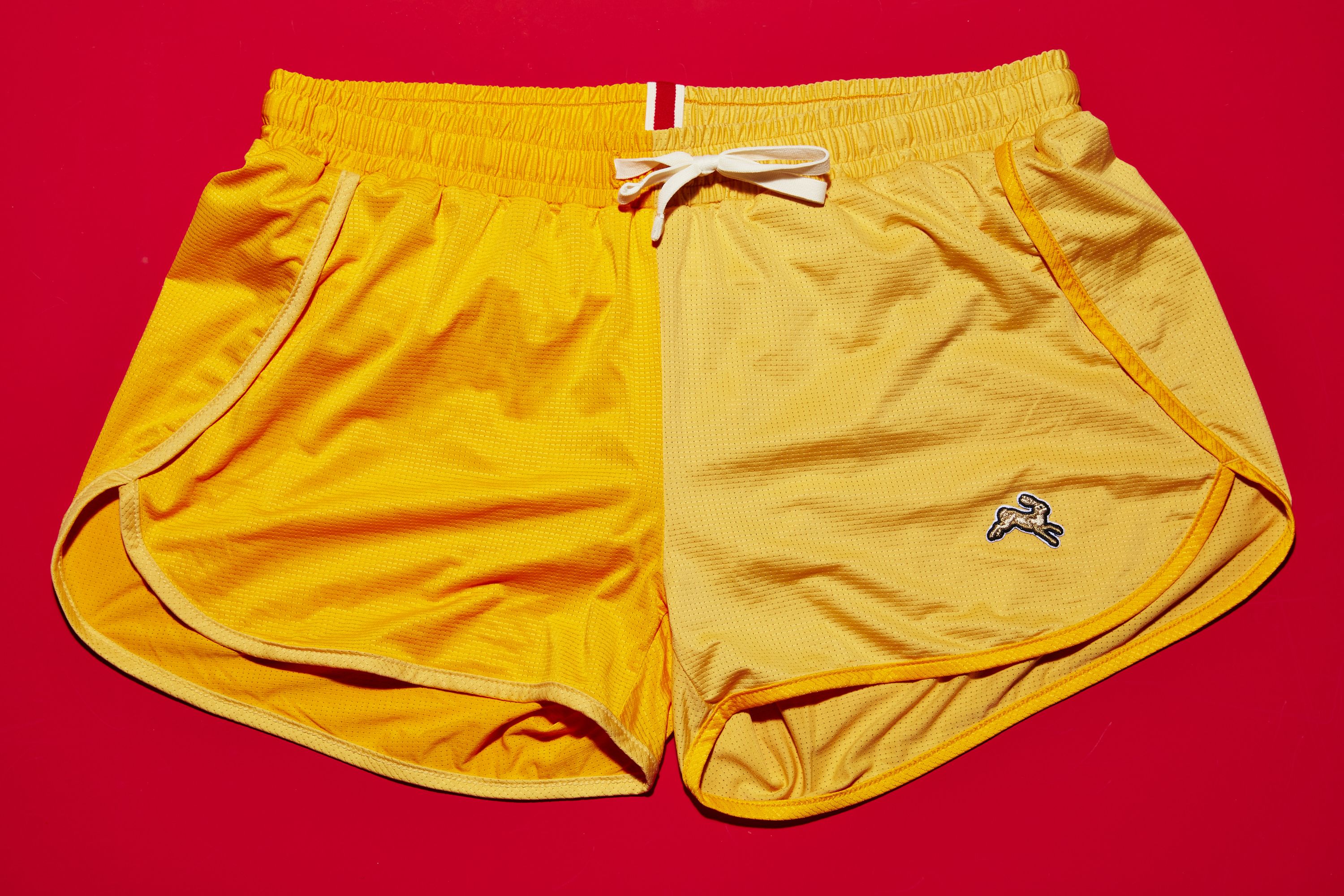 Tracksmith Yellow Shorts