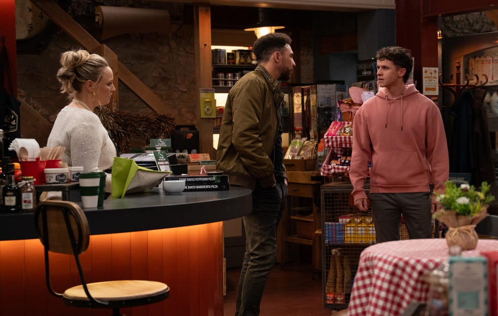 tracy robinson, billy fletcher, jacob gallagher, emmerdale